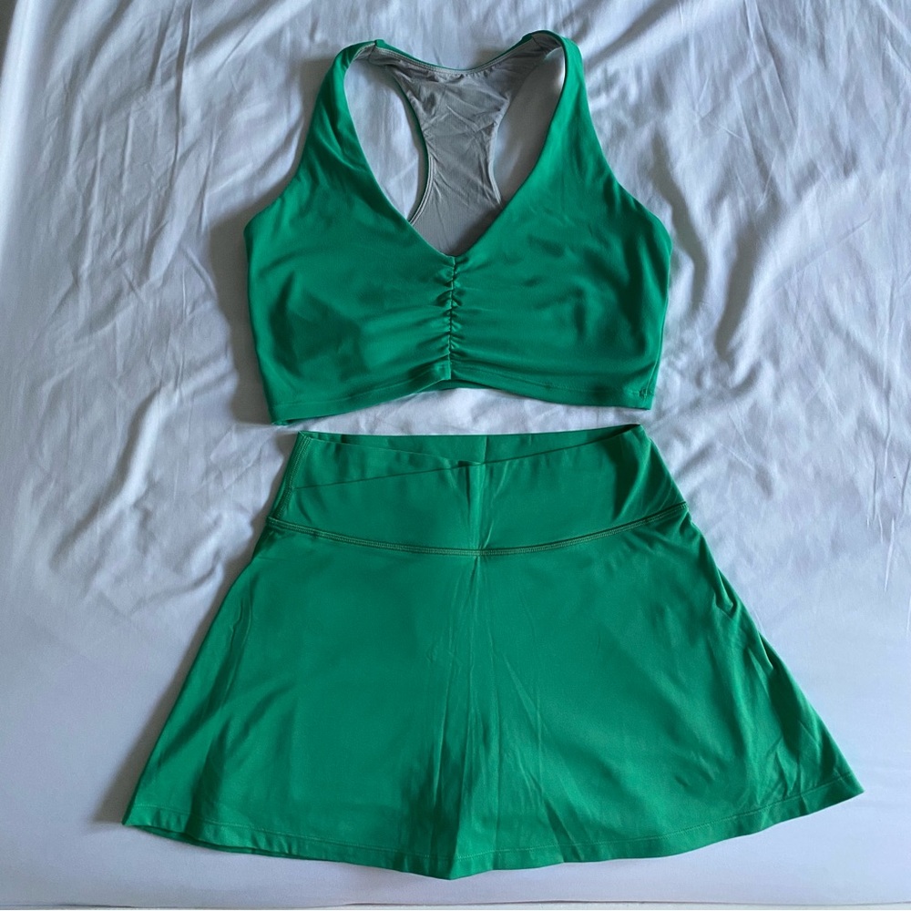 Green Women's Activewear Set